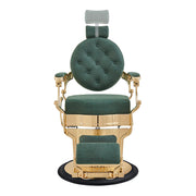 Princeton Gold Barber Chair - Vintage Green DIR