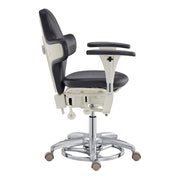 Hazel Ergonomic Microscope Chair - Fully Adjustable Black DIR
