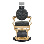 Princeton Gold Barber Chair - Vintage Black DIR
