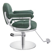 Milano Salon Hairdressing Styling Chair Vintage Green DIR