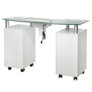Manicure table with mounting hole BD-3453+O White