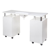 Manicure table with mounting hole BD-3425+O White