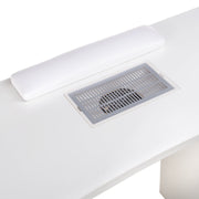 Manicure table with mounting hole BD-3425+O White