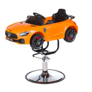 Children's Mercedes orange barber chair