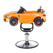 Children's Mercedes orange barber chair