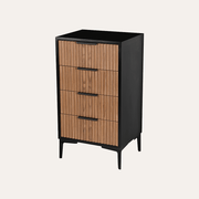 Noir Tambour Salon Station Stand - 2pks