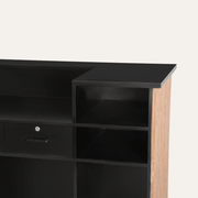 NOIR Tambour Reception Desk