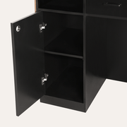 NOIR Tambour Reception Desk
