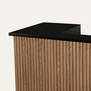 NOIR Tambour Reception Desk