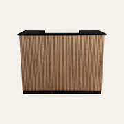 NOIR Tambour Reception Desk