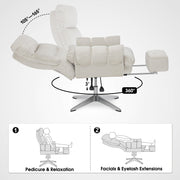 Beauty Salon Chair, Reclining Esthetician Chair for Facial, Eyelash Extension, Eyebrows, Tattoo – Model 8129