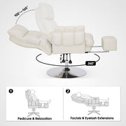 Beauty Salon Chair, Reclining Esthetician Chair for Facial, Eyelash Extension, Eyebrows, Tattoo – Model 8105