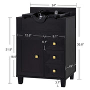 Barber Textured Embossed Storage Shampoo Station, Hair Salon Shampoo Backwash Equipment 7131