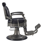 Kaiser Retro Style Vintage Barber Chair Black DIR