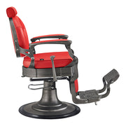 Kaiser Retro Style Vintage Barber Chair Red DIR