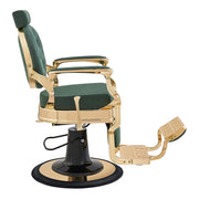 Princeton Gold Barber Chair - Vintage Green DIR