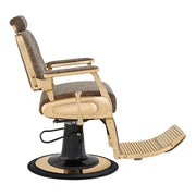 Cavalier Golden Barber Chair Vintage Brown DIR