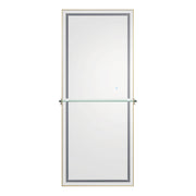 Symphony LED Styling Station – Anodized Aluminum Metal Frame Brushed Gold DIR