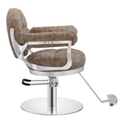 Milano Salon Hairdressing Styling Chair Vintage Brown DIR