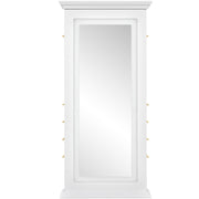 Adonis Single LED Lighted Styling Station White DIR