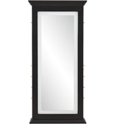 Adonis Single LED Lighted Styling Station Black DIR