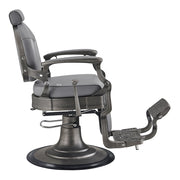 Kaiser Retro Style Vintage Barber Chair Gray DIR
