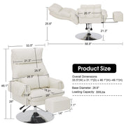 Beauty Salon Chair, Reclining Esthetician Chair for Facial, Eyelash Extension, Eyebrows, Tattoo – Model 8105