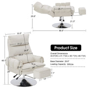 Beauty Salon Chair, Reclining Esthetician Chair for Facial, Eyelash Extension, Eyebrows, Tattoo – Model 8105