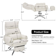 Beauty Salon Chair, Reclining Esthetician Chair for Facial, Eyelash Extension, Eyebrows, Tattoo – Model 8129
