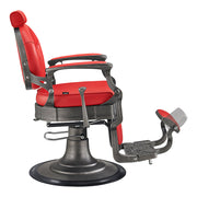 Kaiser Retro Style Vintage Barber Chair Red DIR