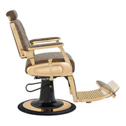 Cavalier Golden Barber Chair Vintage Brown DIR