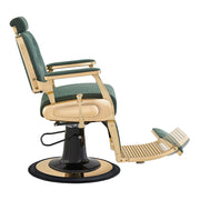Cavalier Golden Barber Chair Vintage Green DIR