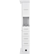 Adonis Single LED Lighted Styling Station White DIR