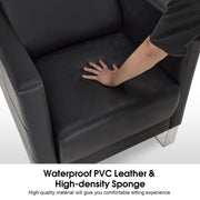 BarberPub Shampoo Station Chair,Backwash Ceramic Bowl and Hair Stylist Chair Set for Salon 9093