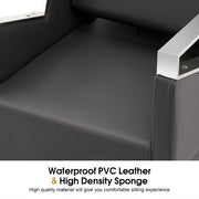 BarberPub Shampoo Station Chair, Ceramic Shampoo Bowl Sink Chair Salon 9080