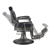 Kaiser Retro Style Barber Chair Vintage Black DIR