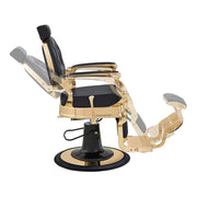 Princeton Gold Barber Chair - Black DIR