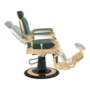 Princeton Gold Barber Chair - Vintage Green DIR