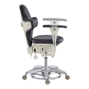 Hazel Ergonomic Microscope Chair - Fully Adjustable Black DIR