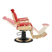 Cavalier Golden Barber Chair Red DIR