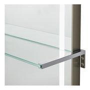 Symphony LED Styling Station – Anodized Aluminum Metal Frame Brushed Champagne DIR