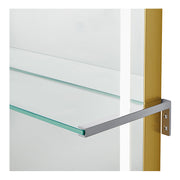 Symphony LED Styling Station – Anodized Aluminum Metal Frame Brushed Gold DIR