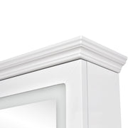 Adonis Single LED Lighted Styling Station White DIR
