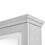 Adonis Single LED Lighted Styling Station Silver Gray DIR