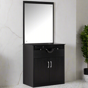 Modern Shampoo Station with Storage Cabinet, Spa Backwash Shampoo  Equipment with Mirror 3130