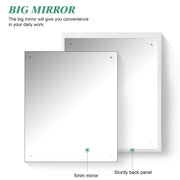 Modern Shampoo Station with Storage Cabinet, Spa Backwash Shampoo  Equipment with Mirror 3130