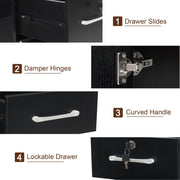 BarberPub Barber Wall Mount Station with Shampoo Bowl High-end Styling Furniture Set 3145