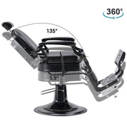 BarberPub All Purpose Barber Chair,Hydraulic Reclining Barbershop Equipment 3850