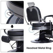 BarberPub All Purpose Barber Chair,Hydraulic Reclining Barbershop Equipment 3850