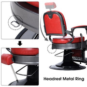 BarberPub All Purpose Barber Chair,Hydraulic Reclining Barbershop Equipment 3850